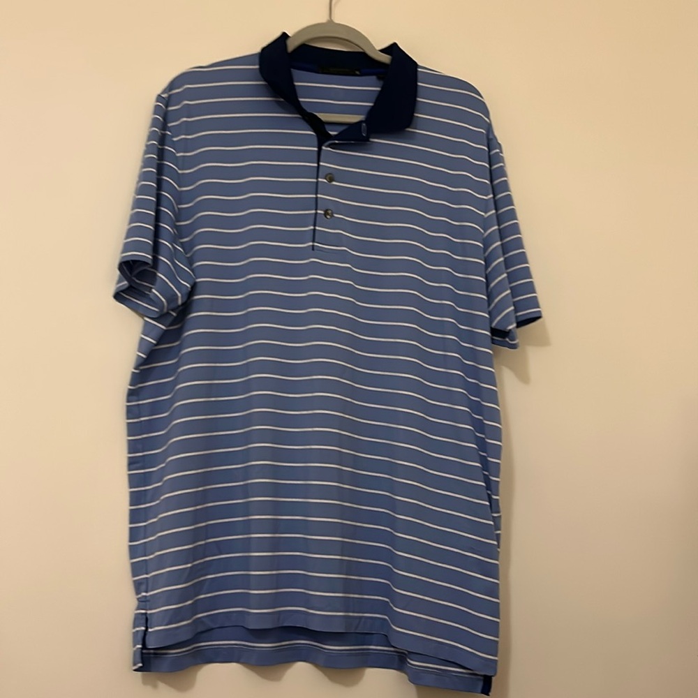 Greyson Striped Short Sleeve Golf Shirt